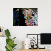 Poster Gustav Klimt - Mort et vie (Bureau à domicile)