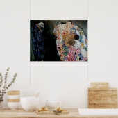 Poster Gustav Klimt - Mort et vie (Cuisine)