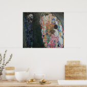 Poster Gustav Klimt - Mort et vie, 1910 (Cuisine)