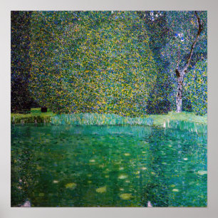 Poster Gustav Klimt - Parc du château de Kammer am Atters