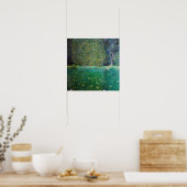 Poster Gustav Klimt - Parc Schloss Kammer am Attersee (Cuisine)