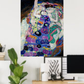 Poster Gustav Klimt Peindre La Vierge (Bureau à domicile)