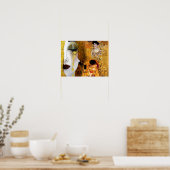 Poster Gustav Klimt, peintures Collage, Art combiné (Cuisine)