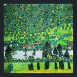 Poster Gustav Klimt - Pente de montagne à Unterach<br><div class="desc">Pente de montagne à Unterach / Pente dans une forêt sur le lac Attersee - Gustav Klimt,  Huile sur toile,  1916</div>
