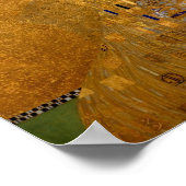 Poster Gustav Klimt // Portrait d'Adele Bloch-Bauer (Coin)