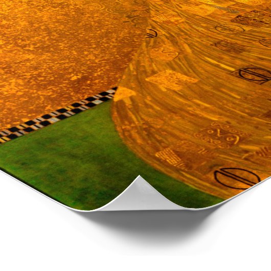 Poster Gustav Klimt Portrait d'Adele Bloch Bauer (Coin)