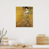 Poster Gustav Klimt - Portrait D'Adele Bloch Bauer (Cuisine)