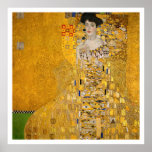 Poster Gustav Klimt - Portrait d'Adele Bloch-Bauer I<br><div class="desc">Portrait de Adele Bloch-Bauer I - Gustav Klimt,  Huile sur toile,  1907</div>