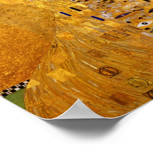 Poster Gustav Klimt Portrait d'Adele Bloch-Bauer I (Coin)