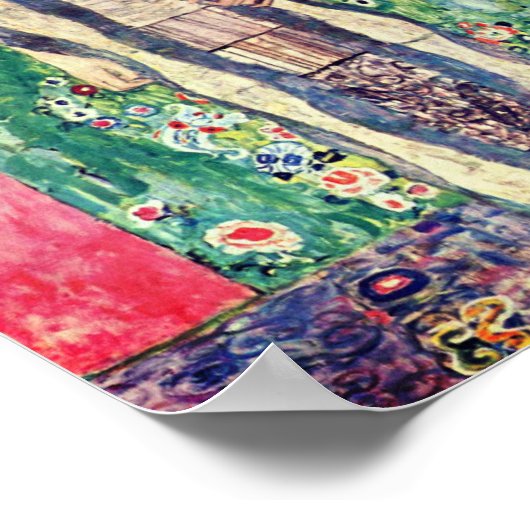 Poster Gustav Klimt Portrait d'Adele Bloch-Bauer II (Coin)