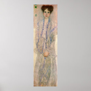 Poster Gustav Klimt - Portrait de Gertha Felssovanyi