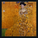 Poster Gustav Klimt Portrait de la Galerie AdeleHD Vintag<br><div class="desc">Gustav Klimt. Portrait d'Adele Bloch-Bauer I. c. 1907. Huile,  argent et or sur toile. Peinture originale d'un chef-d'oeuvre d'art du célèbre artiste autrichien de l'Art Nouveau Gustav Klimt.</div>