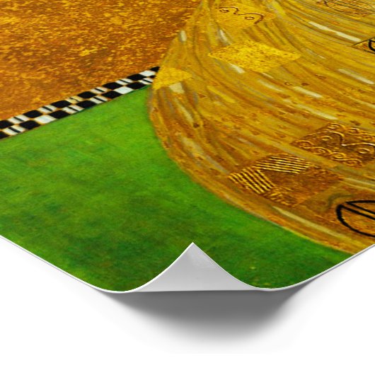 Poster Gustav Klimt Portrait de l'affiche Adele (Coin)