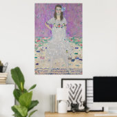 Poster Gustav Klimt - Portrait de Mäda Primavesi (Bureau à domicile)
