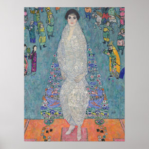 Poster Gustav Klimt – Portrait d'Elisabeth Lederer