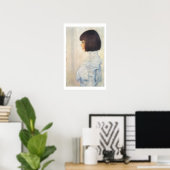 Poster Gustav Klimt Portrait d'Helene Klimt (Bureau à domicile)
