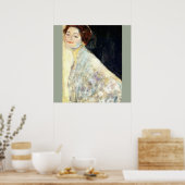 Poster Gustav Klimt - Portrait d'une dame (Cuisine)