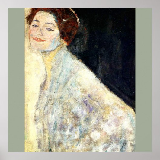 Poster Gustav Klimt - Portrait d'une dame (Devant)