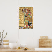 Poster Gustav Klimt - Réalisation, Stoclet Frieze (Cuisine)