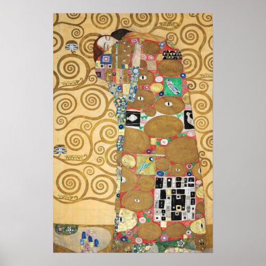 Poster Gustav Klimt - Réalisation, Stoclet Frieze (Devant)