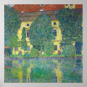 Poster Gustav Klimt - Schloss Kammer am Attersee III