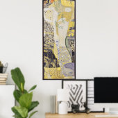 Poster Gustav Klimt - serpents (Bureau à domicile)