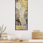 Poster Gustav Klimt - serpents (Cuisine)