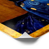 Poster Gustav Klimt Style Portrait d'une femme (Coin)