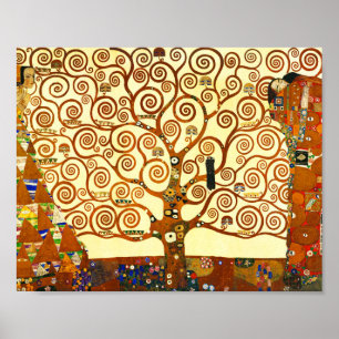 Poster Gustav Klimt The Tree of Life Fine Art