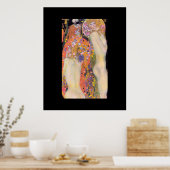 POSTER : GUSTAV KLIMT : WATERSERPENEN II (Keuken)