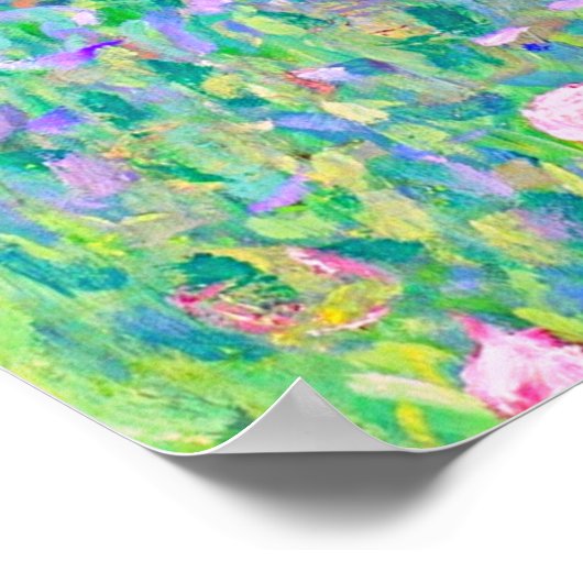 Poster Gustav Klimt's Rosebushes under the Tree painting  (Coin)