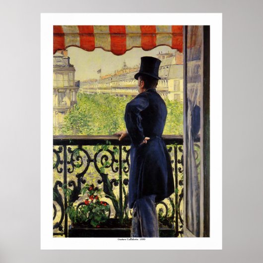 Poster Gustave Caillebotte (Devant)