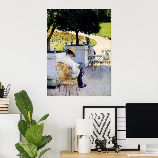 Poster Gustave Caillebotte (Bureau à domicile)