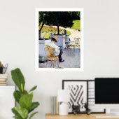 Poster Gustave Caillebotte (Bureau à domicile)