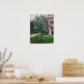 Poster Gustave Caillebotte - Arbres en Fleurs (Cuisine)