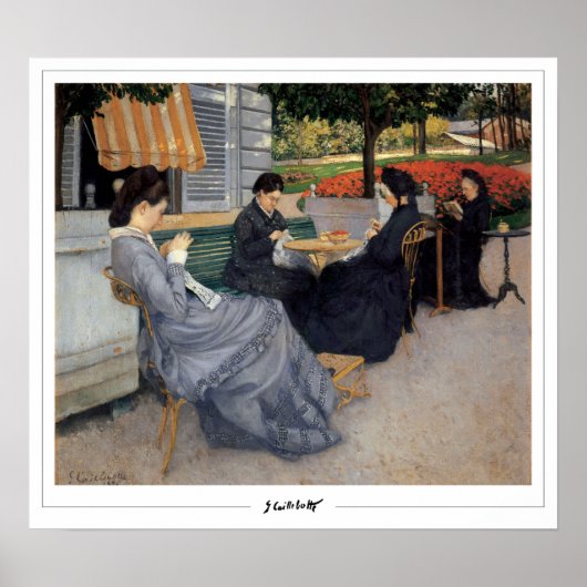 Poster Gustave Caillebotte Art #9 (Devant)