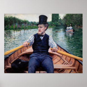 Poster Gustave Caillebotte - Bateau