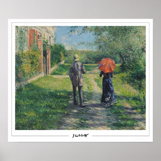 Poster Gustave Caillebotte Beaux-Arts #14 (Devant)