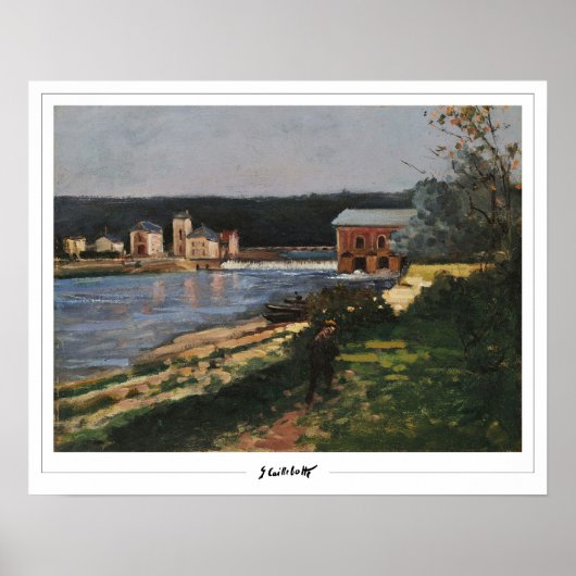 Poster Gustave Caillebotte Beaux-Arts #391 (Devant)