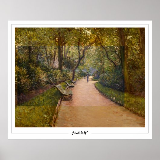 Poster Gustave Caillebotte Beaux-Arts #74 (Devant)