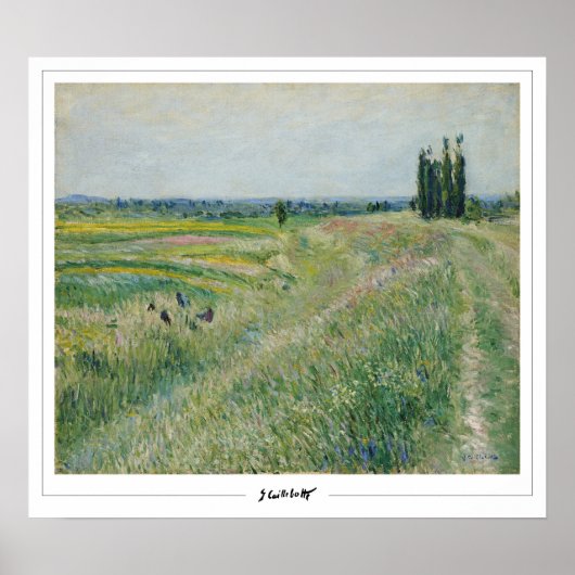 Poster Gustave Caillebotte Beaux-Arts #91 (Devant)