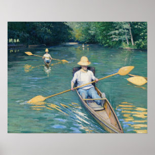 Poster Gustave Caillebotte - Esquisse sur l'Yerres