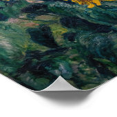 Poster Gustave Caillebotte - Fleurs de soleil, Jardin (Coin)