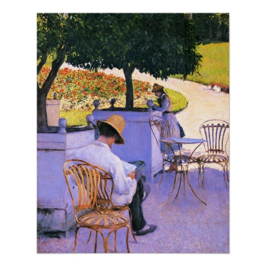 Poster Gustave Caillebotte - Les Orangers (Devant)