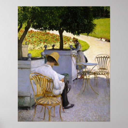 Poster Gustave Caillebotte - Les Orangers (Devant)