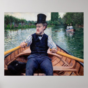 Poster Gustave Caillebotte - Partie de bateau
