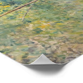 Poster Gustave Caillebotte - Pêche à la ligne (Coin)