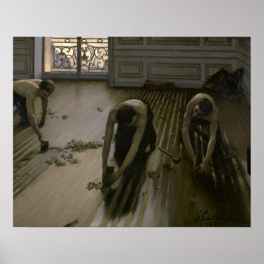 Poster Gustave Caillebotte - Planeurs (Devant)