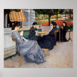 Poster Gustave Caillebotte - Portraits dans la campagne
