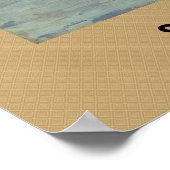 Poster Gustave Caillebotte : Skiffs (1877) (Modifié) (Coin)